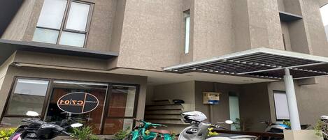 Fassade der Unterkunft