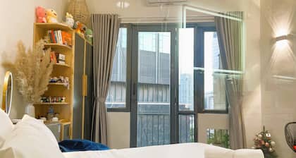 The Cafe Apartments Building - Deluxe King room has a Nice Balcony