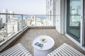 Apartment, Balcony, Beach View | Balcony - Seaside High-Rise Apt by Sea N' Rent (Netanya)