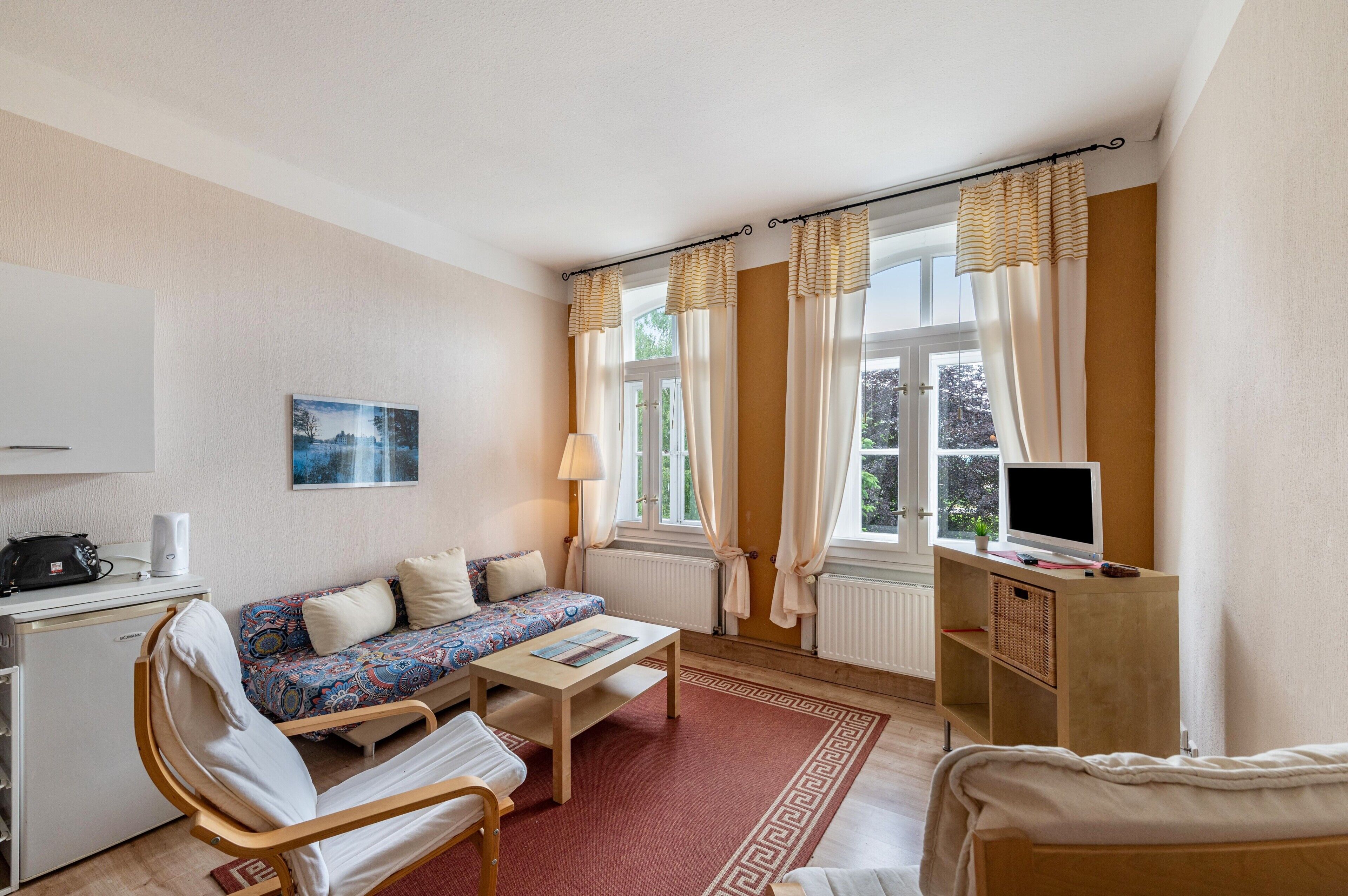 Televisor i taula de tennis de taula 