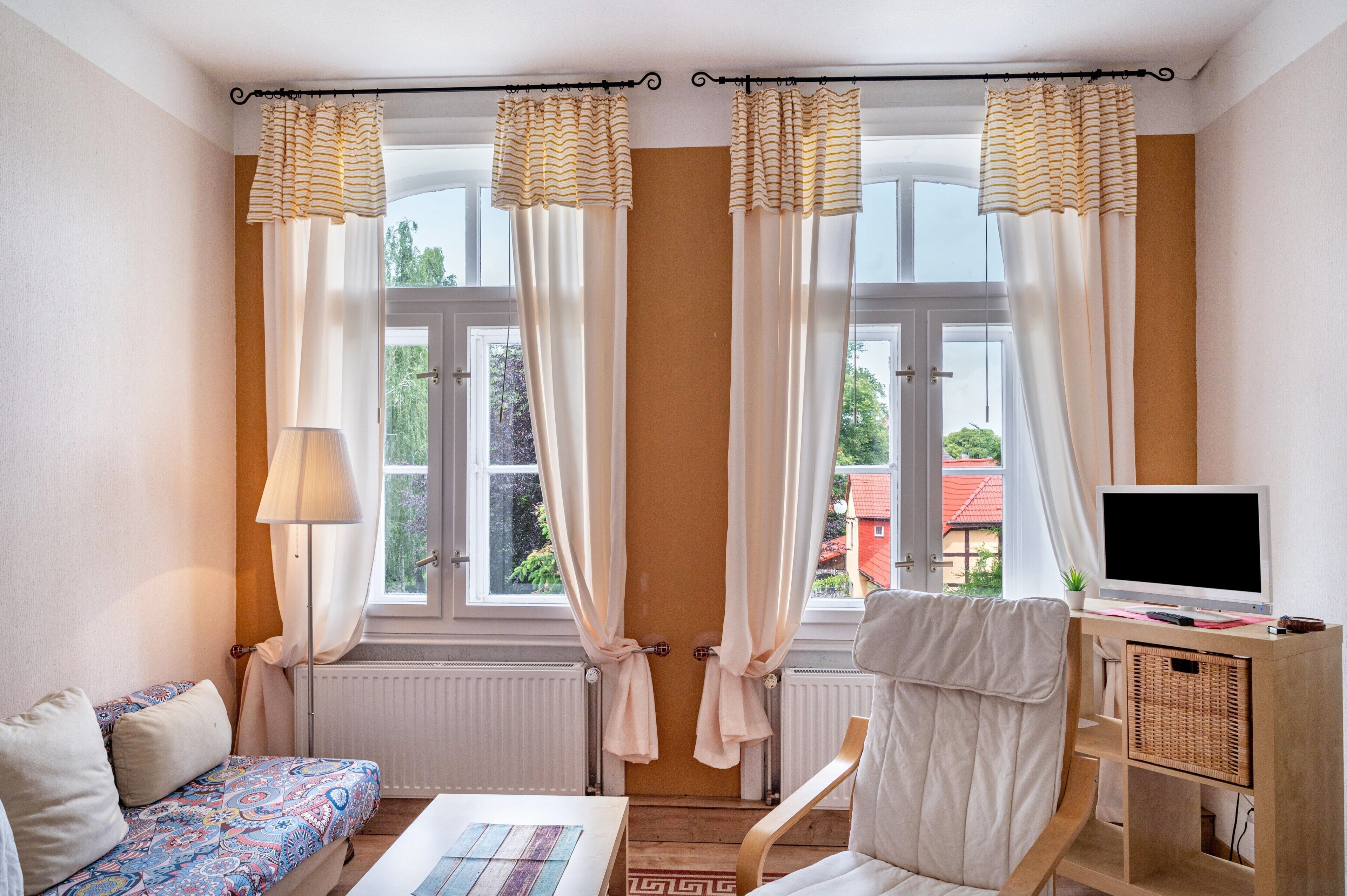 Televisor i taula de tennis de taula 