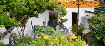 Apartamento 'Ferienwohnung Am Moos In Moosrain' con vistas a la montaña, terraza privada y Wi-Fi