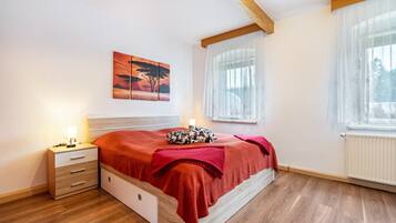 1 Schlafzimmer, kostenloses WLAN, Bettwäsche, Rollstuhlgeeignet