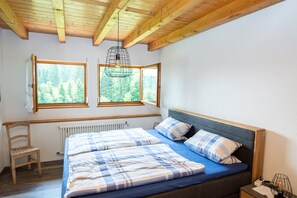 2 makuuhuonetta, silitysrauta/-lauta, ilmainen Wi-Fi, vuodevaatteet