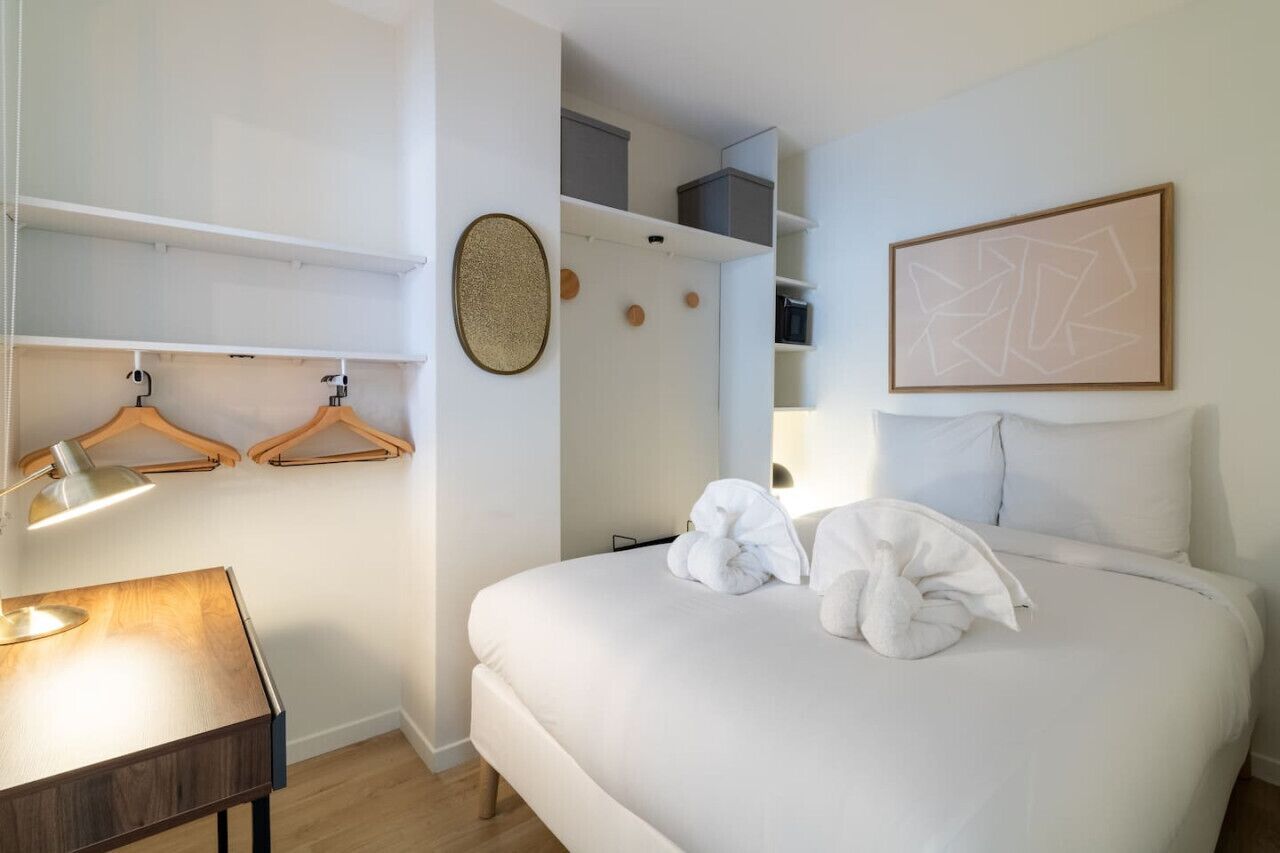 2 bedrooms, iron/ironing board, travel crib, WiFi