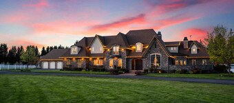 Magnificent Country Chateau w/ Enormous Indoor Pool Area, Billiards Room, Arcade Room on 20 Acres