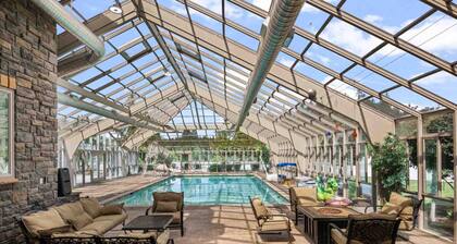 Magnificent Country Chateau w/ Enormous Indoor Pool Area, Billiards Room, Arcade Room on 20 Acres