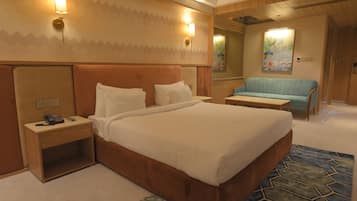 Deluxe Double Room, Garden View | Frette Italian sheets, premium bedding, down duvets, memory-foam beds