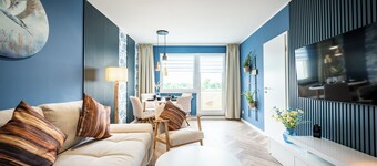 Barby apartment with Elbe view & balcony on the Elbe-Saale Cycle Path