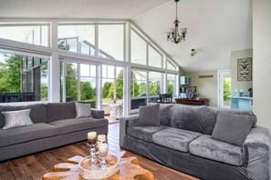 Televisor, llar de foc i futbolí 