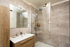 Shower, hair dryer