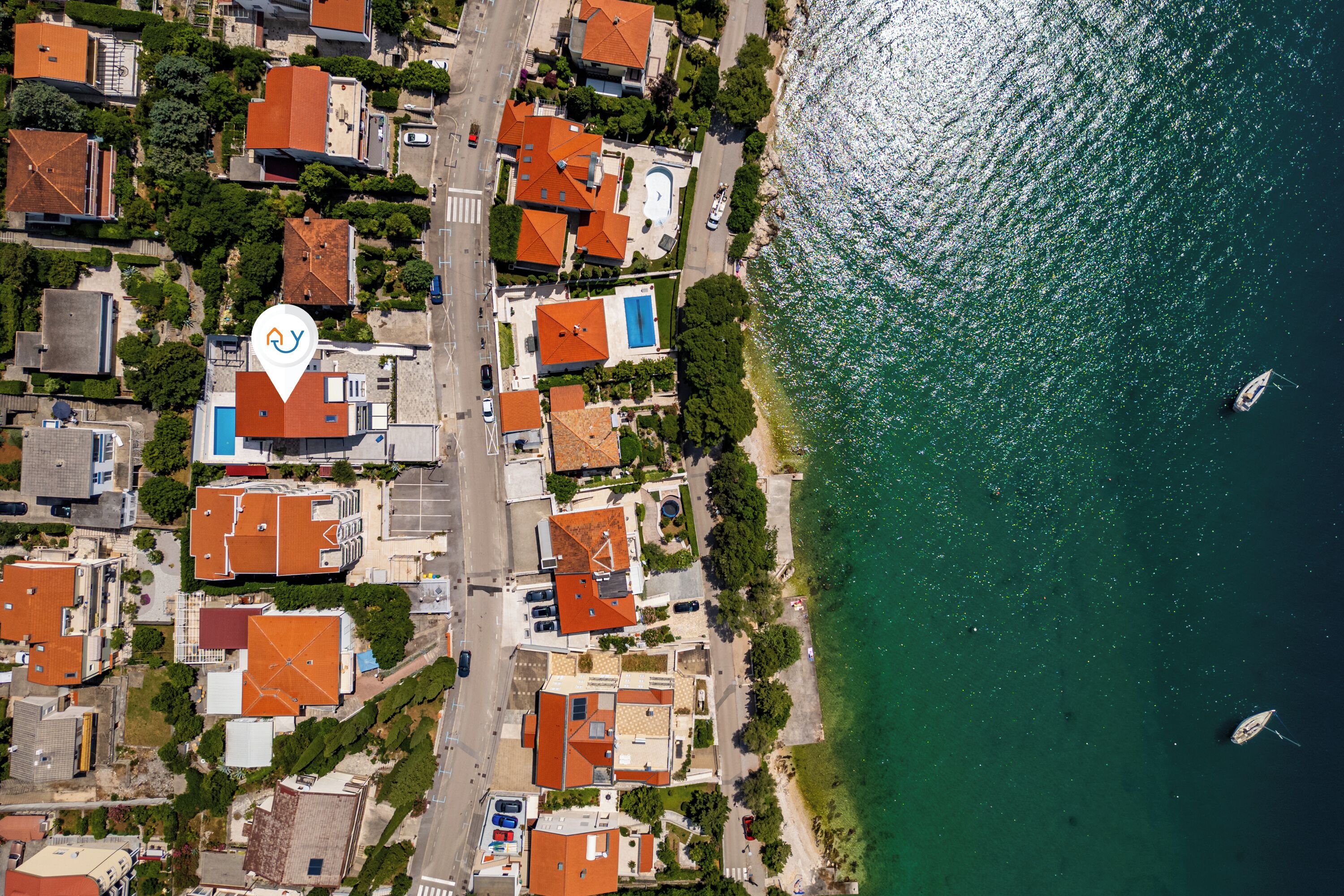 Familjelägenhet - flera sovrum - mot havet (Spacious Pool Apartment Crikvenica) | Exteriör