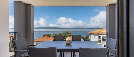 Family Apartment, Multiple Bedrooms, Sea Facing (Pool Apartment Sunset With Sea View) | View from room