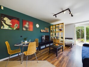 Apartment, 1 Bedroom, Terrace | Living room - Gdańsk Apartment With Garden by Renters (Gdansk)