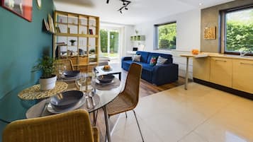 شقة - غرفة نوم واحدة - بشرفة | غرفة المعيشة