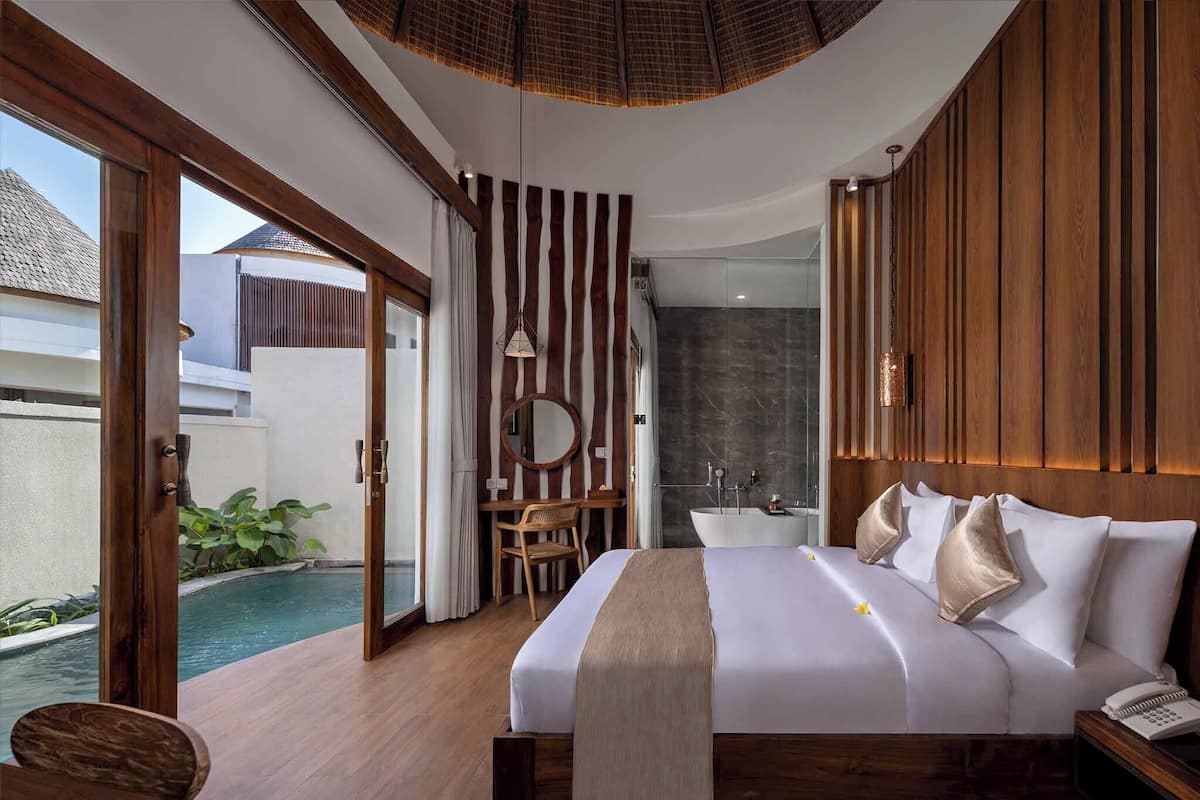 Villa, 3 soverom, bassengutsikt | Wi-fi (inkludert) og sengetøy