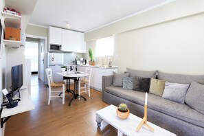 Lägenhet Panoramic - utsikt mot staden | Vardagsrum