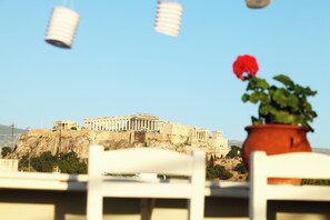 Panoramic-Apartment, Stadtblick | Blick vom Balkon