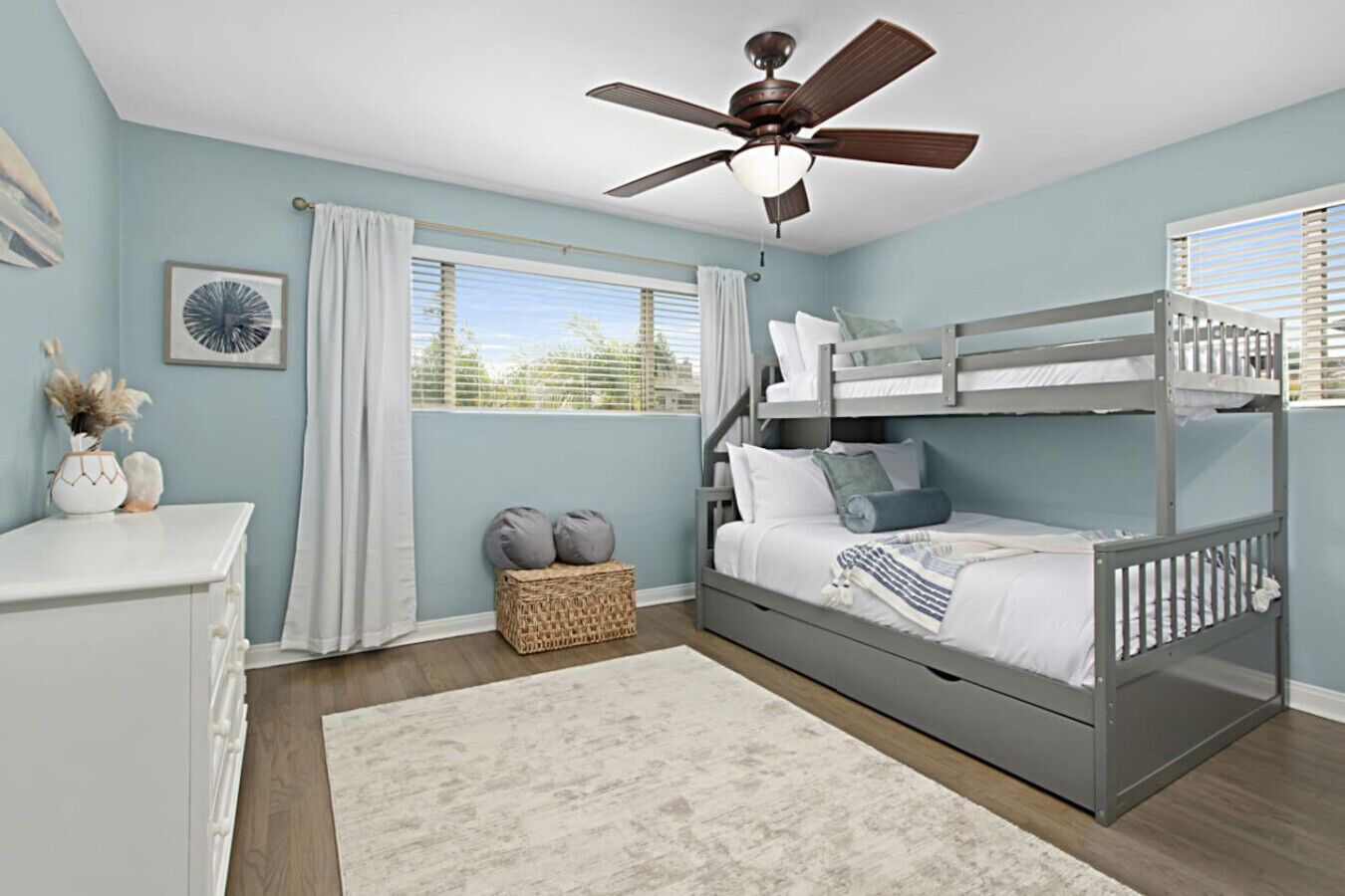 Desk, iron/ironing board, travel cot, free WiFi