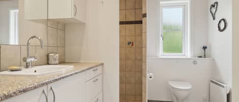 Shower, hair dryer
