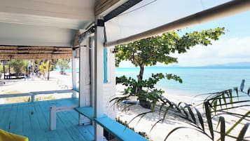 Ferienhaus, Strandblick | Ausblick vom Zimmer