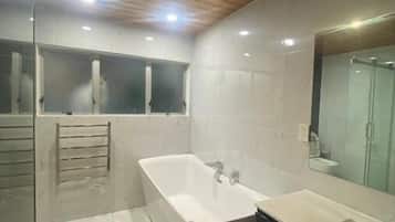 Soap, shampoo, toilet paper