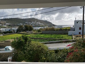 Casa superior, vista para o jardim | Vista da sacada