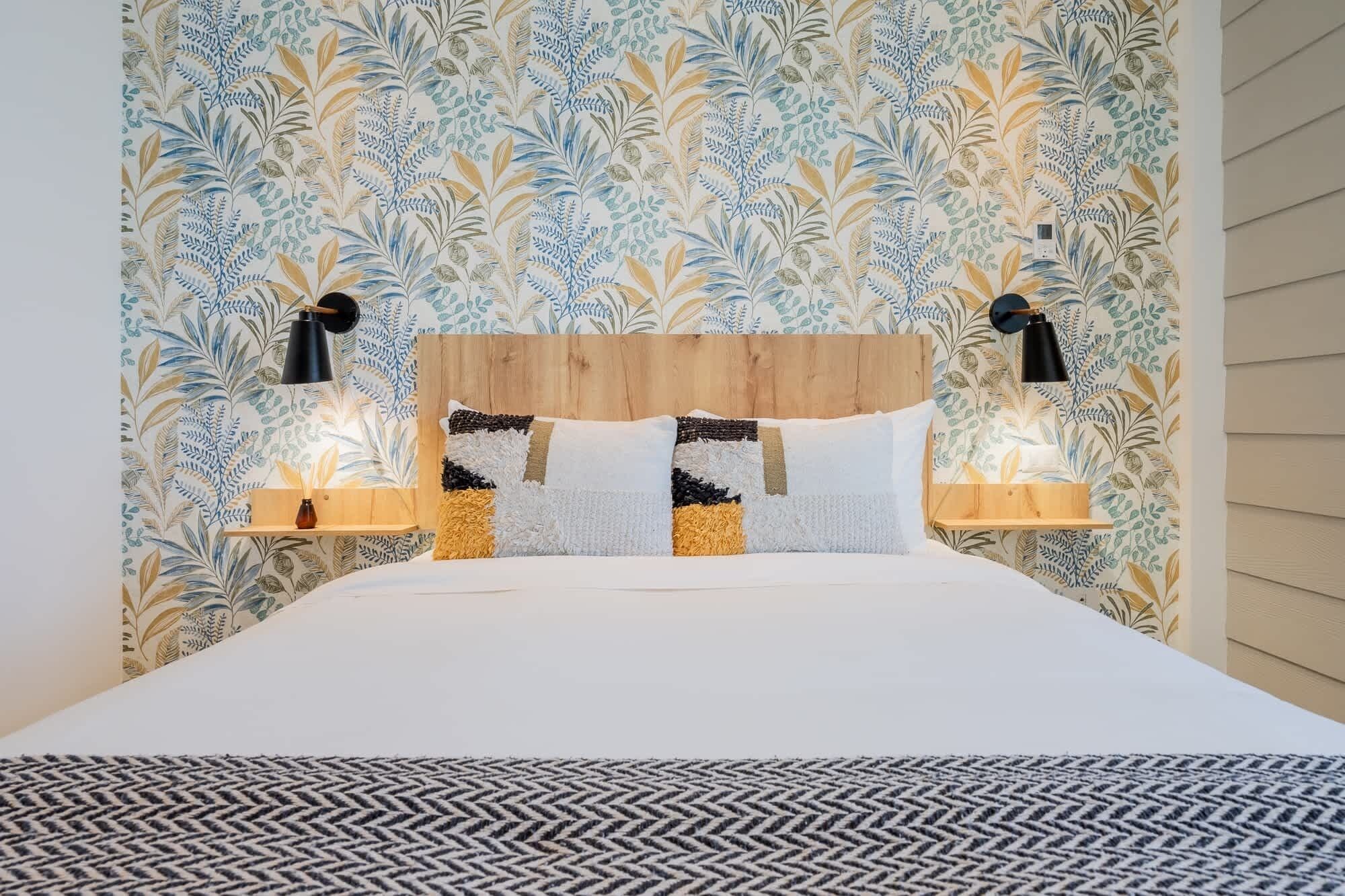 1 habitación, tabla de planchar con plancha, wifi y ropa de cama 