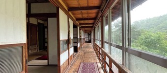Traditional Japanese Inn with natural hot spring bath. 12 people sleeps here