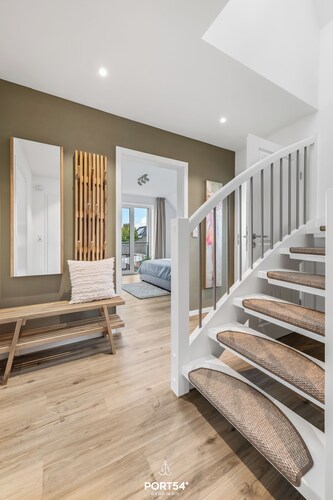 Neubau-Ferienwohnung zwischen Büsum und St.Peter-Ording mit Balkon und WLAN