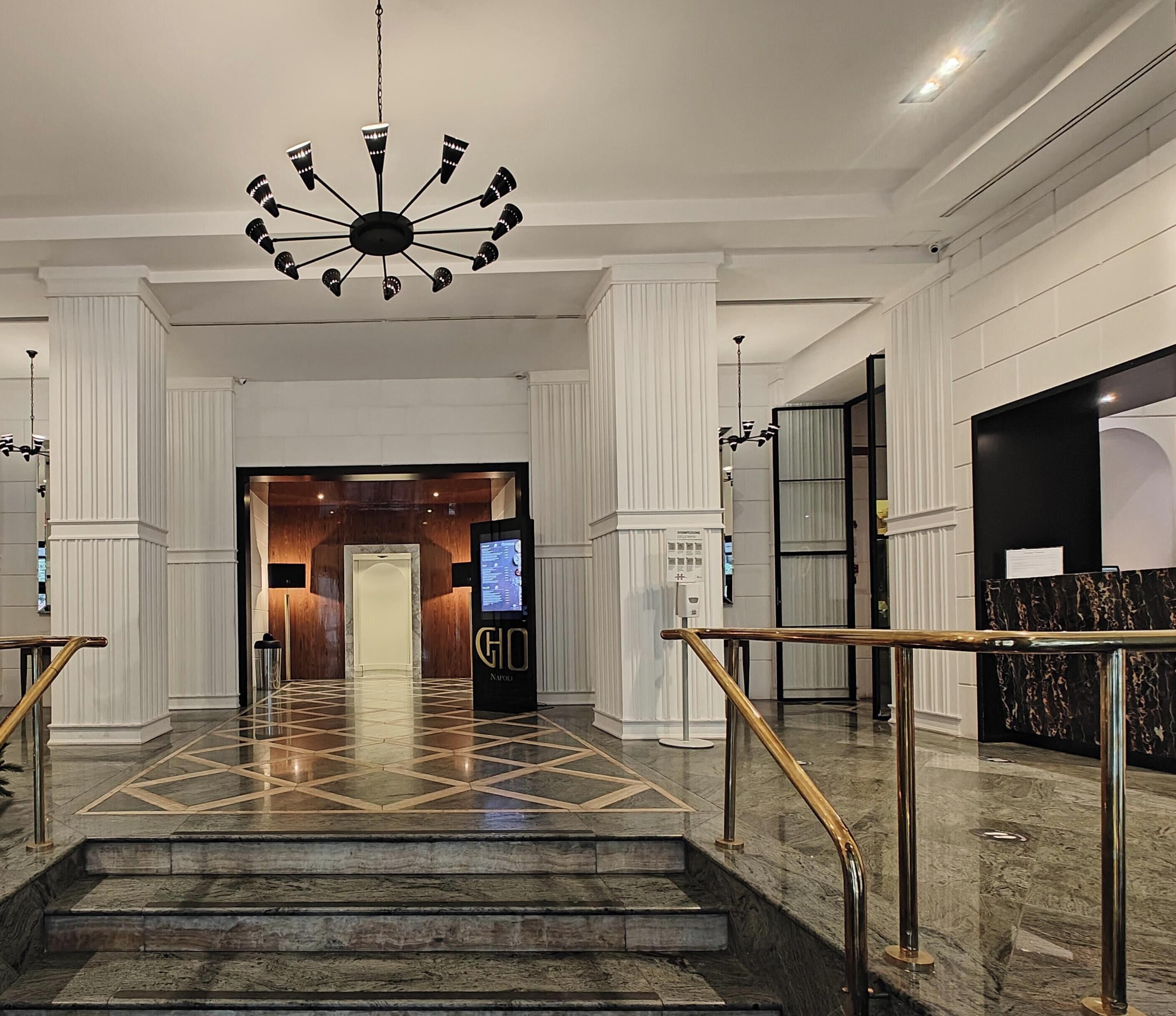Interior entrance