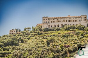 Vue sur la ville depuis l’hébergement