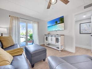 TV - OR5119 - Ground Floor Updated condo with balcony just steps to heated beach and (St. Augustine Beach)