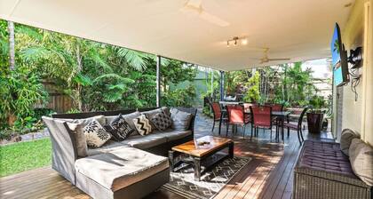 Relax at Sudbury Shores Beach House- Tropical Kewarra Beach Retreat | Lagoon Pool + Outdoor Bath