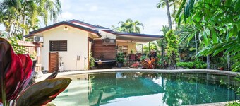 Relax at Sudbury Shores Beach House- Tropical Kewarra Beach Retreat | Lagoon Pool + Outdoor Bath