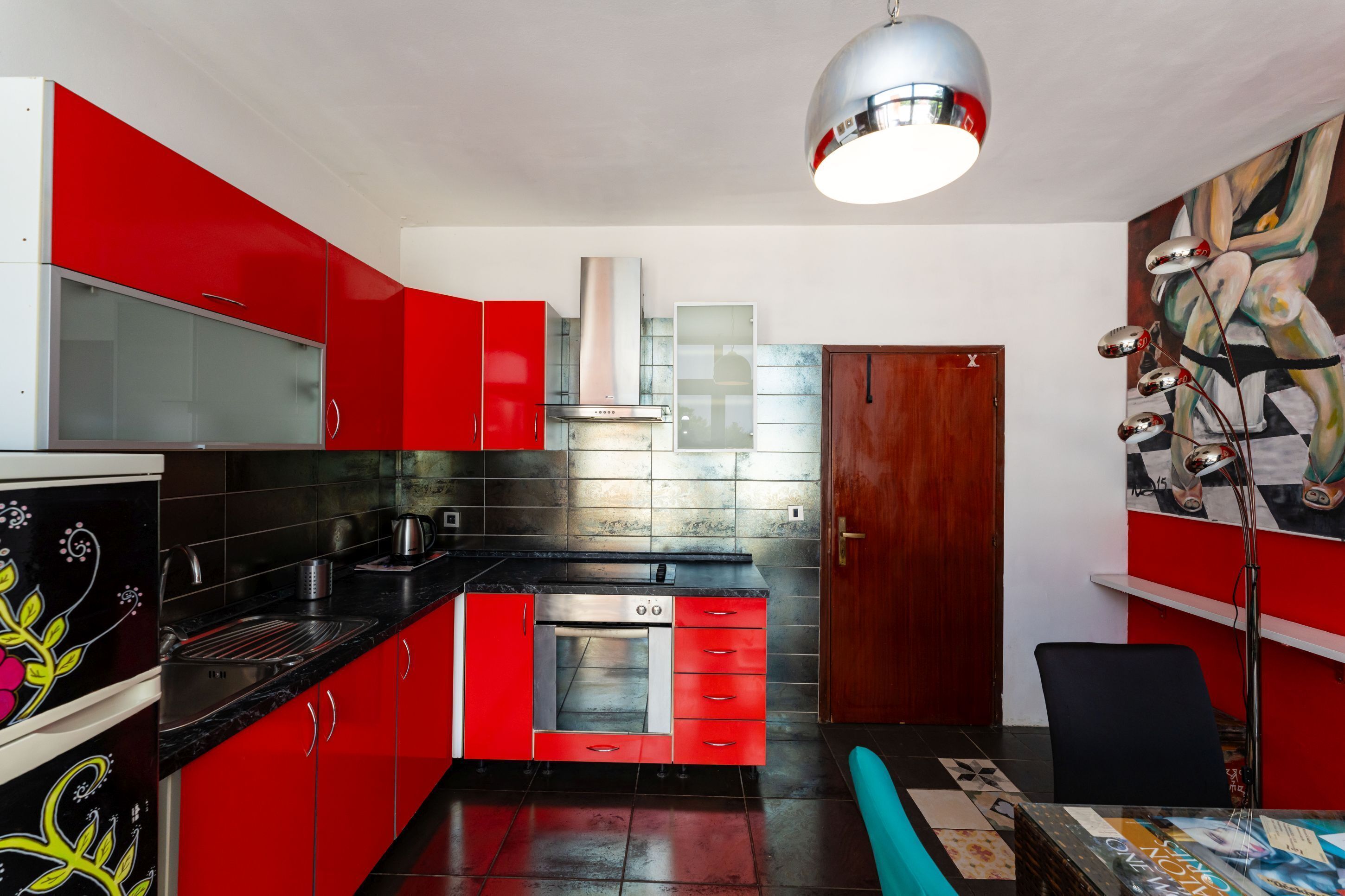 Departamento, 2 habitaciones, balcón, vista al jardín | Cocina privada