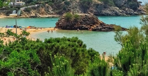 Seafront House in La Fosca: Terraces, WIFI, 5 Bedrooms, Direct Beach Access