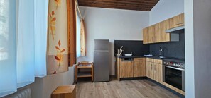 Comfort appartement, 1 slaapkamer, uitzicht op bergen | Privékeuken