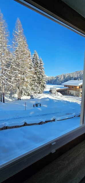 Traditional Apartment, 1 Bedroom, Mountain View | Terrace/patio - Pension Edi (Leutasch)