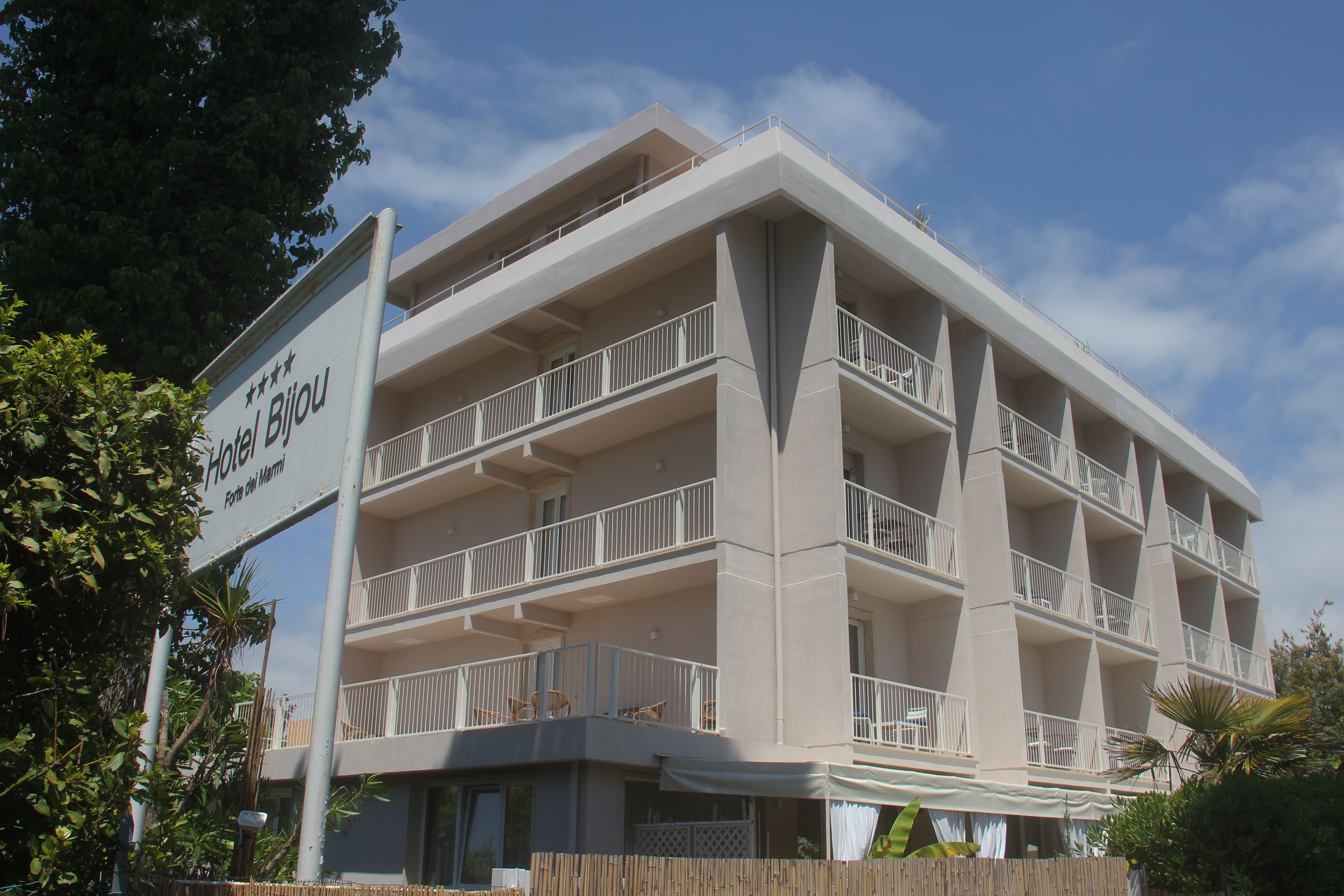 Fassade der Unterkunft