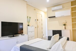 1 dormitorio, tabla de planchar con plancha, wifi gratis