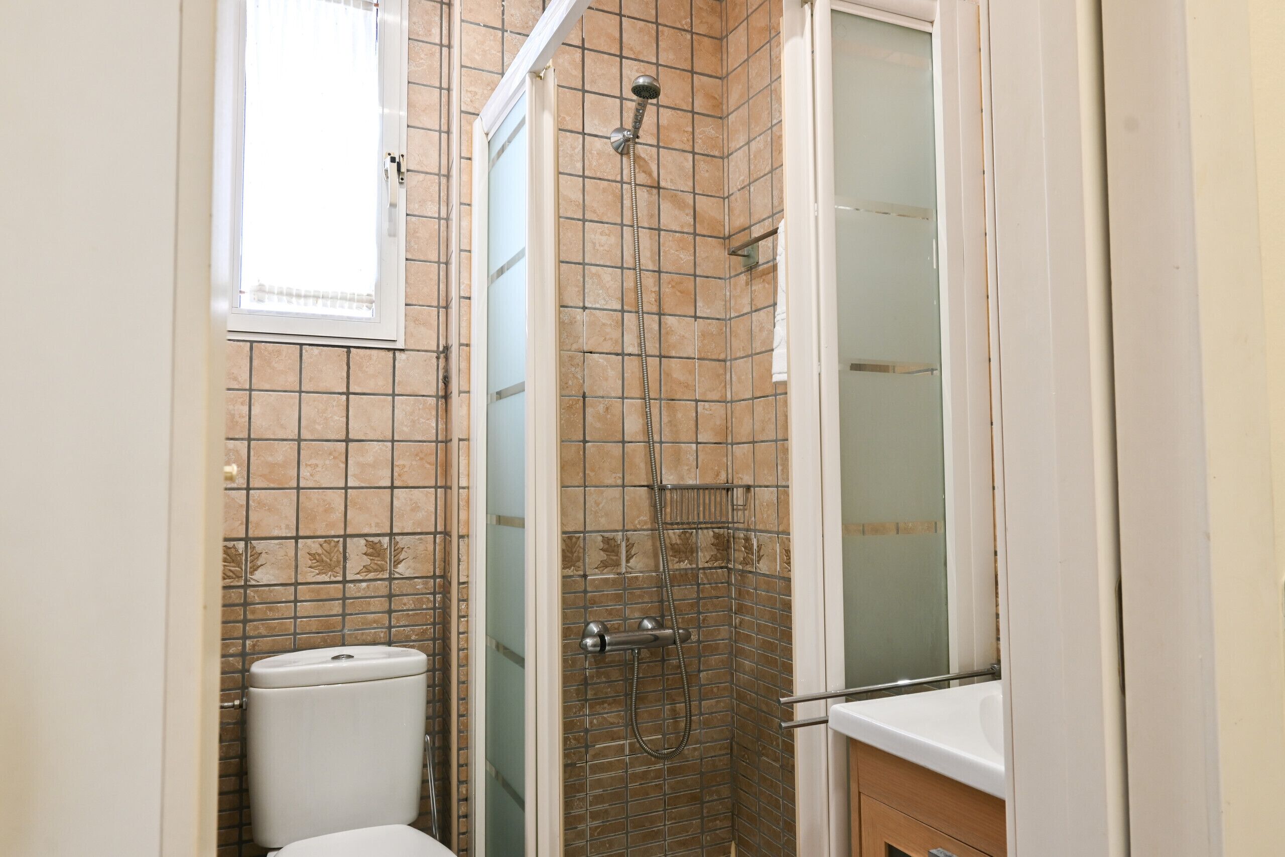 Een douche, een haardroger