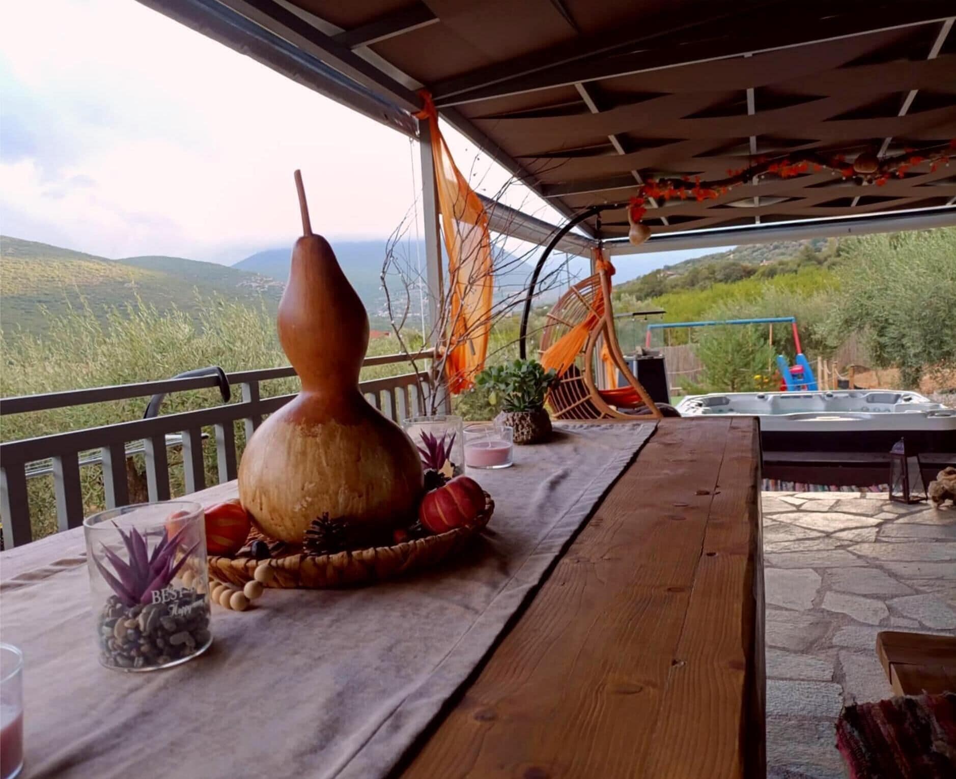Bañera de hidromasaje al aire libre