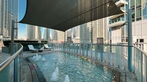 Pool - New 4BR Penthouse | Burj Khalifa View |Opera Grand (Dubai)