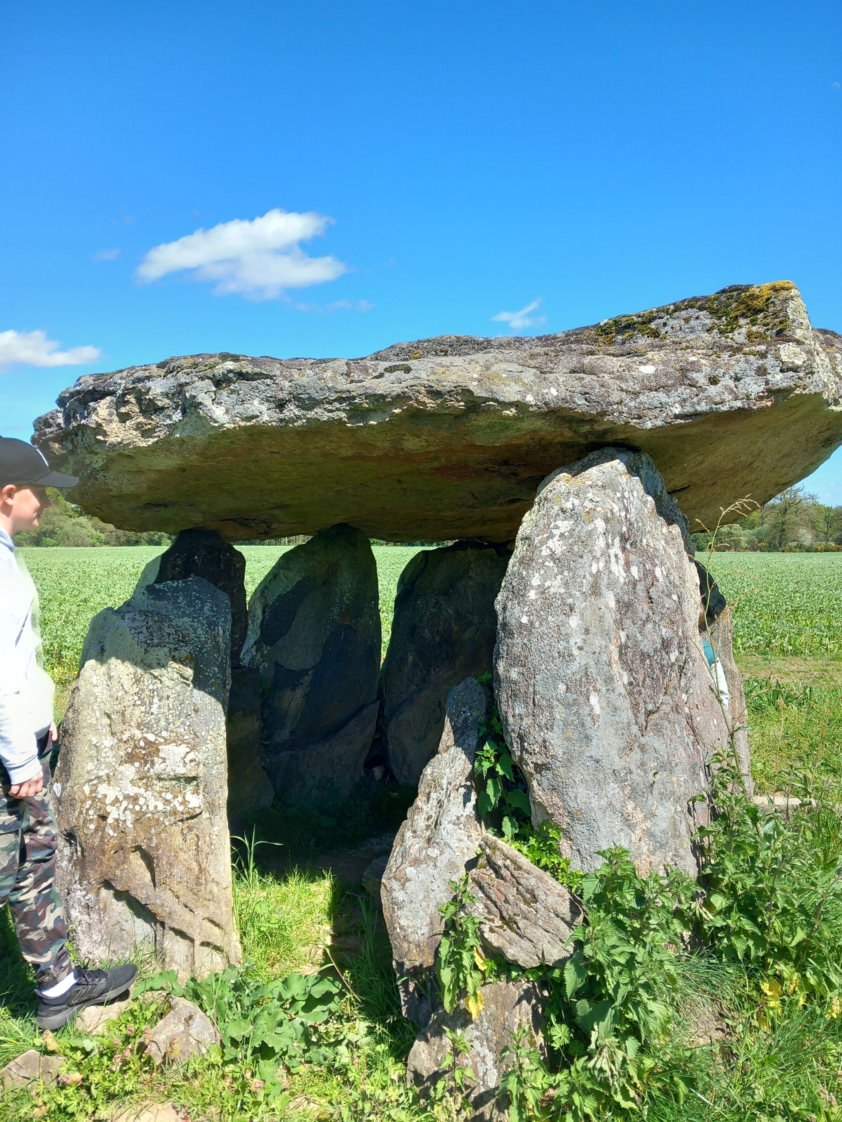 Menhirs and dolmens in the Monts de Blond