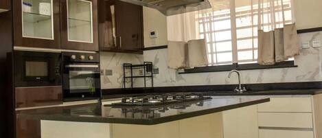Executive-Apartment, Balkon, Stadtblick | Eigene Küche | Kühlschrank, Mikrowelle, Kochgeschirr/Geschirr/Besteck