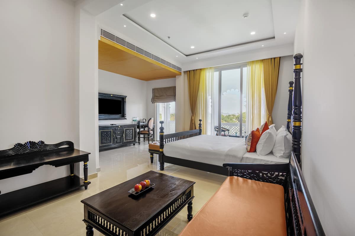 Privilege Suite, Mountain View | 1 slaapkamer, luxe beddengoed, een kluis op de kamer, een bureau