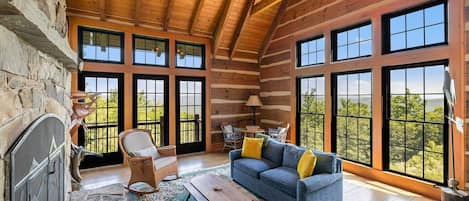 TV, fireplace, offices