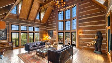 TV, fireplace, offices