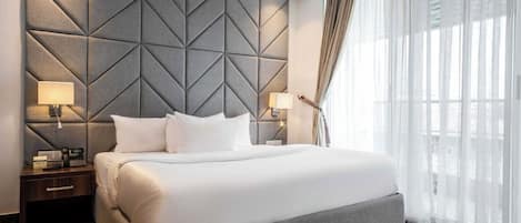 1 quarto, roupas de cama premium, individualmente decorados
